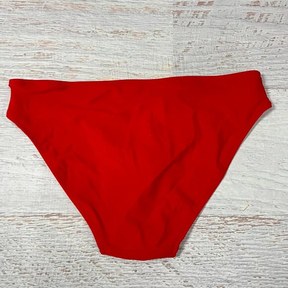 NEW Aerie Bikini Bottom Size XS Red Full Coverage Swimsuit NWT - Picture 2 of 7